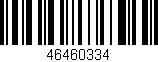 Código de barras (EAN, GTIN, SKU, ISBN): '46460334'