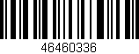 Código de barras (EAN, GTIN, SKU, ISBN): '46460336'