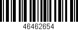 Código de barras (EAN, GTIN, SKU, ISBN): '46462654'
