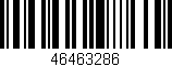Código de barras (EAN, GTIN, SKU, ISBN): '46463286'