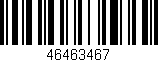 Código de barras (EAN, GTIN, SKU, ISBN): '46463467'