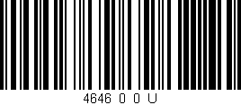 Código de barras (EAN, GTIN, SKU, ISBN): '4646_0_0_U'
