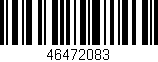 Código de barras (EAN, GTIN, SKU, ISBN): '46472083'