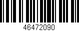 Código de barras (EAN, GTIN, SKU, ISBN): '46472090'