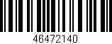 Código de barras (EAN, GTIN, SKU, ISBN): '46472140'