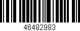 Código de barras (EAN, GTIN, SKU, ISBN): '46482983'