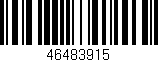 Código de barras (EAN, GTIN, SKU, ISBN): '46483915'