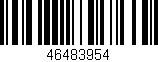 Código de barras (EAN, GTIN, SKU, ISBN): '46483954'