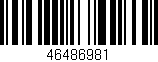 Código de barras (EAN, GTIN, SKU, ISBN): '46486981'