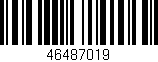 Código de barras (EAN, GTIN, SKU, ISBN): '46487019'