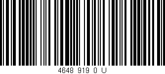 Código de barras (EAN, GTIN, SKU, ISBN): '4648_919_0_U'