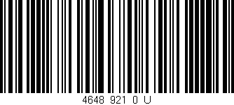 Código de barras (EAN, GTIN, SKU, ISBN): '4648_921_0_U'