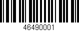 Código de barras (EAN, GTIN, SKU, ISBN): '46490001'