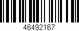 Código de barras (EAN, GTIN, SKU, ISBN): '46492167'