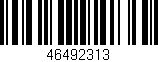 Código de barras (EAN, GTIN, SKU, ISBN): '46492313'