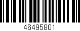 Código de barras (EAN, GTIN, SKU, ISBN): '46495801'