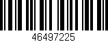 Código de barras (EAN, GTIN, SKU, ISBN): '46497225'