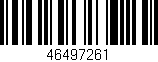 Código de barras (EAN, GTIN, SKU, ISBN): '46497261'