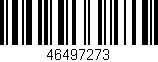Código de barras (EAN, GTIN, SKU, ISBN): '46497273'