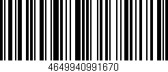 Código de barras (EAN, GTIN, SKU, ISBN): '4649940991670'