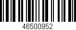 Código de barras (EAN, GTIN, SKU, ISBN): '46500952'