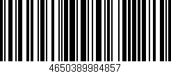 Código de barras (EAN, GTIN, SKU, ISBN): '4650389984857'