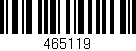 Código de barras (EAN, GTIN, SKU, ISBN): '465119'
