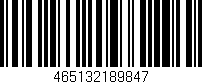 Código de barras (EAN, GTIN, SKU, ISBN): '465132189847'