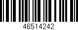 Código de barras (EAN, GTIN, SKU, ISBN): '46514242'