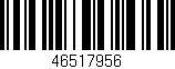 Código de barras (EAN, GTIN, SKU, ISBN): '46517956'