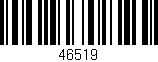 Código de barras (EAN, GTIN, SKU, ISBN): '46519'