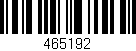 Código de barras (EAN, GTIN, SKU, ISBN): '465192'