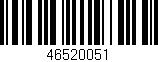 Código de barras (EAN, GTIN, SKU, ISBN): '46520051'