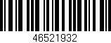Código de barras (EAN, GTIN, SKU, ISBN): '46521932'