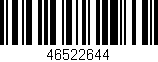 Código de barras (EAN, GTIN, SKU, ISBN): '46522644'