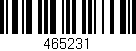 Código de barras (EAN, GTIN, SKU, ISBN): '465231'