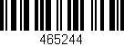 Código de barras (EAN, GTIN, SKU, ISBN): '465244'