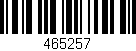 Código de barras (EAN, GTIN, SKU, ISBN): '465257'
