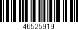 Código de barras (EAN, GTIN, SKU, ISBN): '46525919'