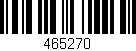 Código de barras (EAN, GTIN, SKU, ISBN): '465270'
