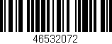 Código de barras (EAN, GTIN, SKU, ISBN): '46532072'