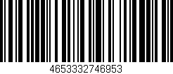 Código de barras (EAN, GTIN, SKU, ISBN): '4653332746953'