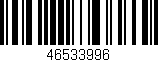 Código de barras (EAN, GTIN, SKU, ISBN): '46533996'