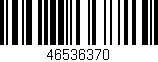 Código de barras (EAN, GTIN, SKU, ISBN): '46536370'