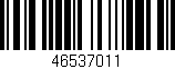 Código de barras (EAN, GTIN, SKU, ISBN): '46537011'