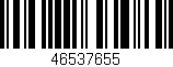 Código de barras (EAN, GTIN, SKU, ISBN): '46537655'