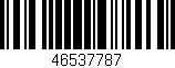 Código de barras (EAN, GTIN, SKU, ISBN): '46537787'