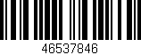 Código de barras (EAN, GTIN, SKU, ISBN): '46537846'