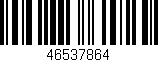 Código de barras (EAN, GTIN, SKU, ISBN): '46537864'