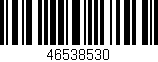Código de barras (EAN, GTIN, SKU, ISBN): '46538530'